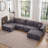 Boneless Kapellen 4 - Piece Upholstered Modular Sectional-205815471-209368481
