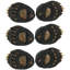 Ensemble de 6 figurines de pattes d'ours noir Audrys