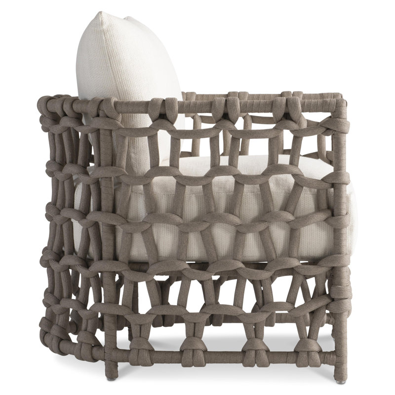 Nodi Outdoor Lounge Chair, Cream Outdoor Poly 6070-002