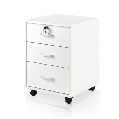 40cm Wide 3 -Drawer Mobile File Cabinet
