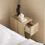 Mikhaela 1 Drawer Bedside Table-961192448