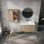 Meuble-lavabo mural 36 po avec lavabo et armoire d'appoint 36 po