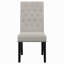Ensemble de 2 chaises d'appoint capitonnées-330644592