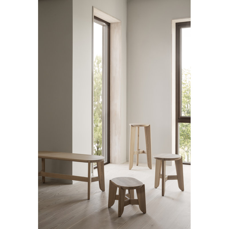 Eli Solid Wood Stool