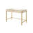 Ruffy Rectangular Writing Desk in Mirrored-1765621634