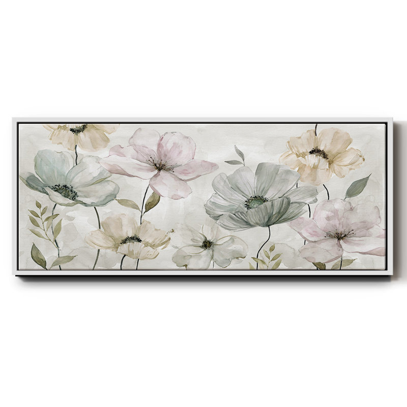 Garden Grays- Framed Canvas