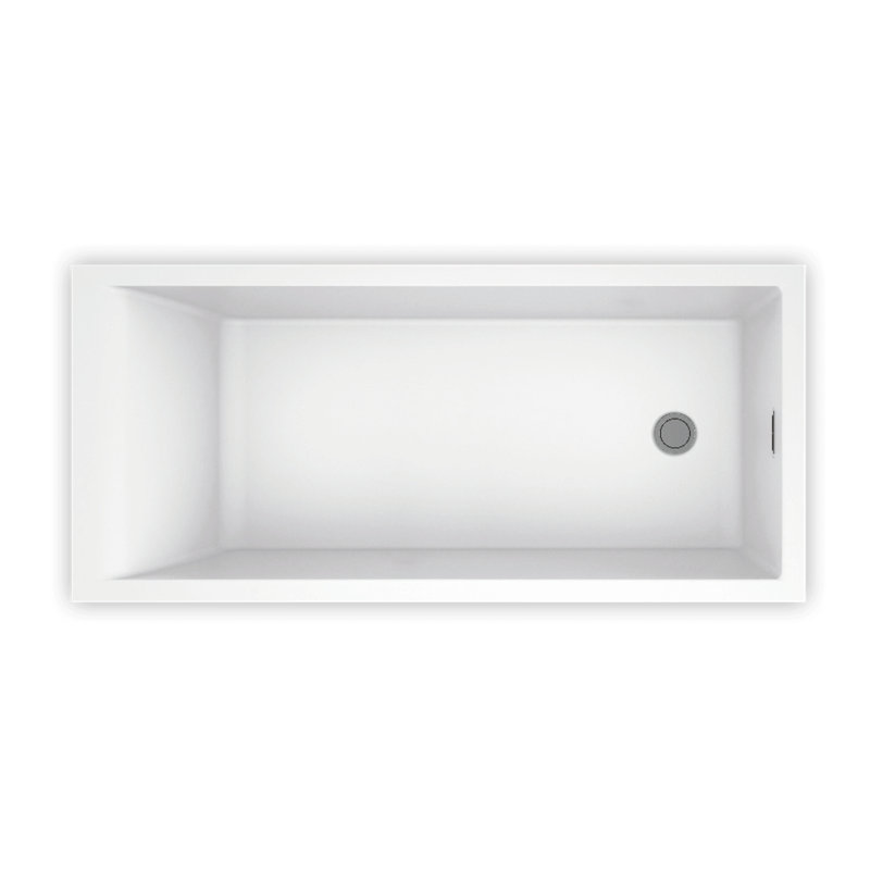 Nokori 63'' L Freestanding Soaking Bathtub, Left