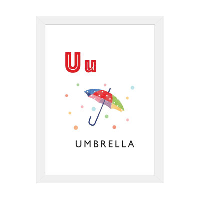 " Alphabet Flash Cards U "
