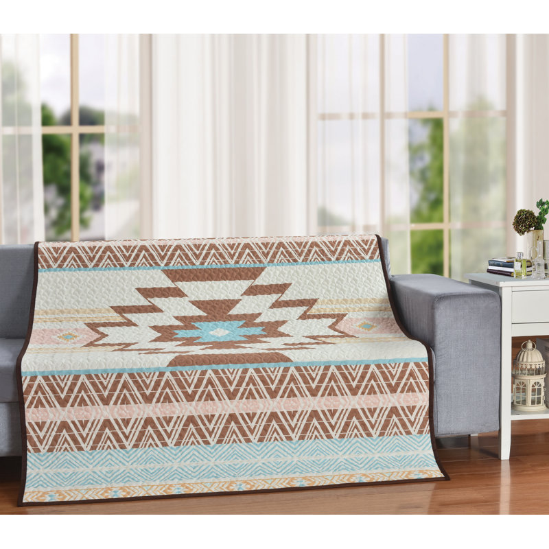Couverture matelassée Sedona Springs Southwestern Boho
