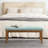 Isaura Polyester Upholstered Bench-2090126883
