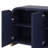 4-Door Curved Corner Modern Storage Cabinet With Wavy Wave-Textured Panels, Adjustable Shelves-1304916010