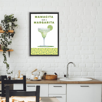 Cadre flottant Mamacita Needs Margarita, design par Brett Blumenthal