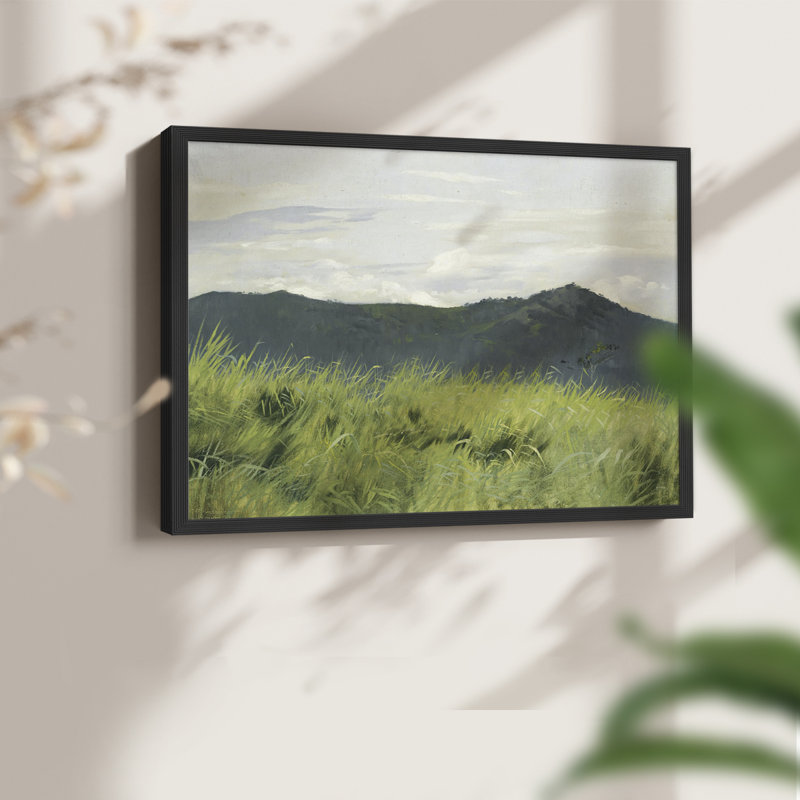 Paysages rétro-DCLX III - impression encadrée - réaménageable, H 8 po x l 10 po, Noir