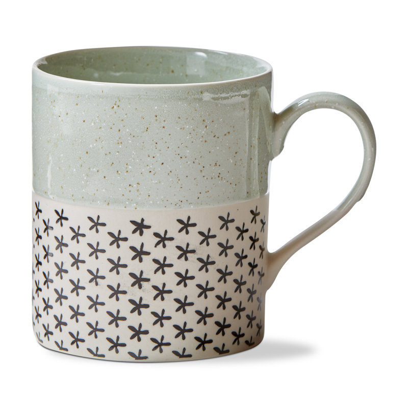 Emery Mug Green Ceramic Everyday 16 Oz