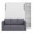 Murphy Bed Wall Bed With Sofa,With Shelves