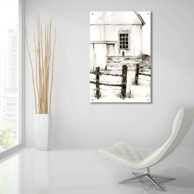 'Rustic Barbed Wire 2' by Ethan Harper Acrylic Glass Wall Art