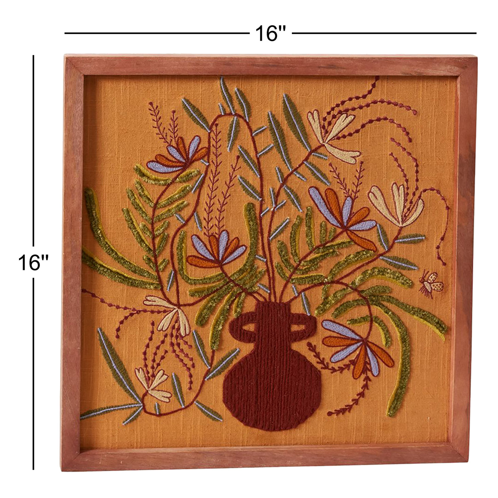 Framed Textile Wall Art