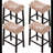 Bar Stool Cover Rectangle Set Of 4 Printed Stretch Counter Height Bar Stools Slipcovers Saddle Stool Slipcover Bench Seat Protector Backless Bar Stools Covers For Kitchen Counter