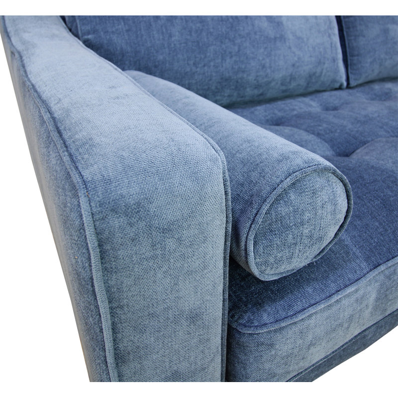 Canapé modulaire Anderson Raf - bleu denim, Orienté à droite, Bleu