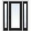 Porte d'entrée pré-suspendue en fibre de verre préfinie lisse-46030300-46030301-46030308