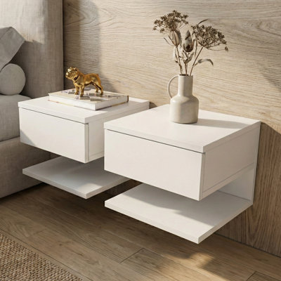 Vivid 17.7" Wide Nightstand Set of Two by Latitude Run