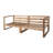 Teak 5 - Person Patio Conversation Sets with Sunbrella® Cushions-288568159