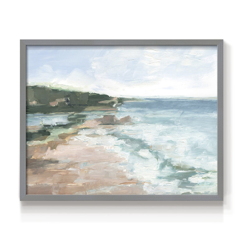 «Distant Regatta II», reproduction encadrée, Gris, H 11 po x l 14 po