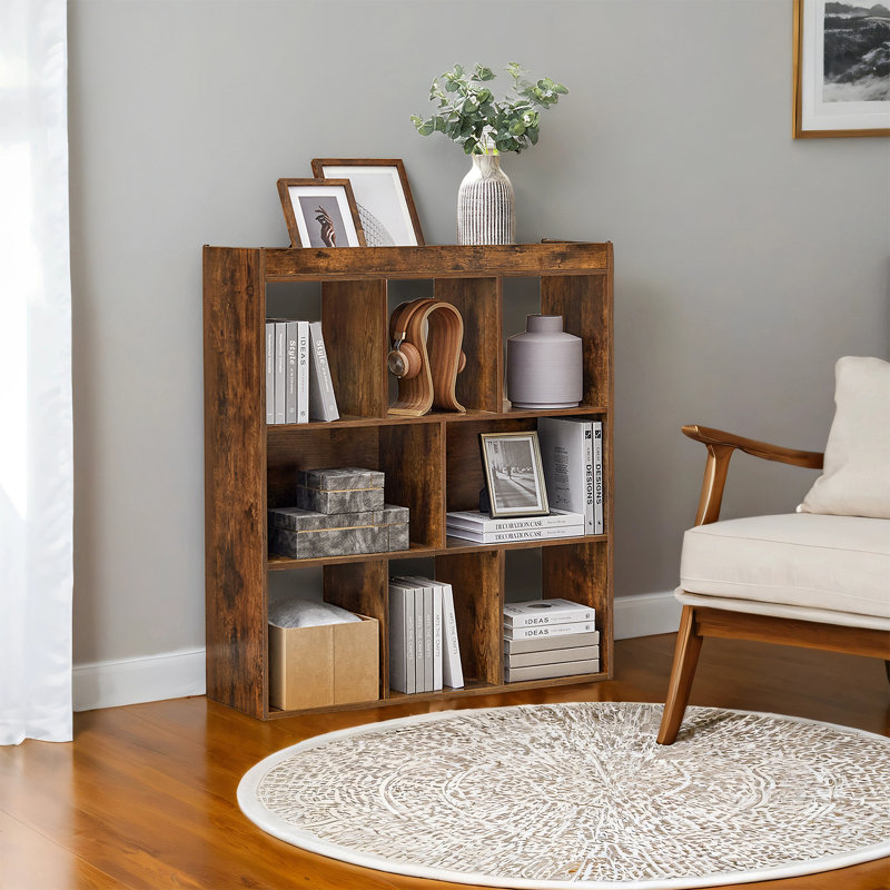 Étagère à livres H 39,4 "x l 35,4" Cherey, Brun rustique