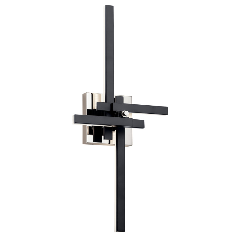 Avinveer Steel LED Flush Mounted Sconce