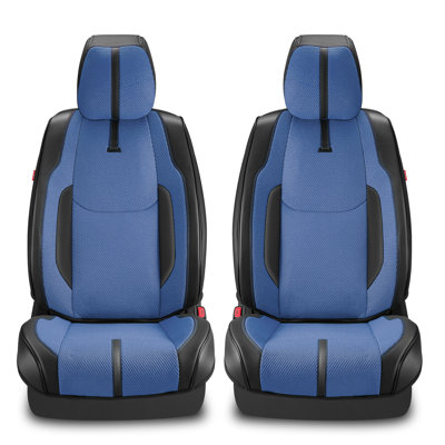 Drive Series Front Seat Covers With Airbag Compatible, Reserved Opening Holes For Headrest, Universal For Cars