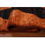 Tapis orange / gris / noir en laine noué à la main de conception unique 6 pi x 7 pi 10 po New Age