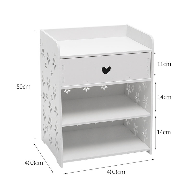 Harvill 40.3cm W Bedside Table