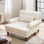 Chaise d'appoint, chaises de salon rembourrées