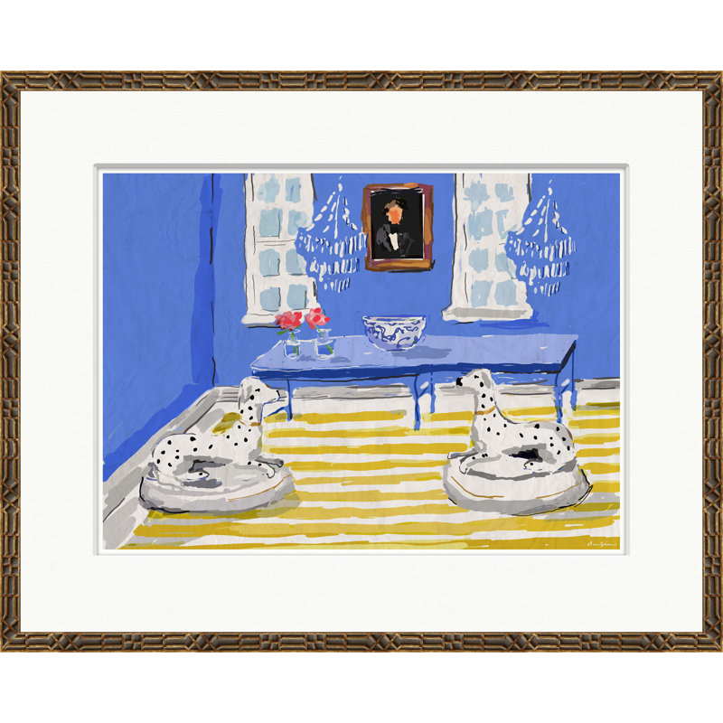 Blue Dog Giclee Print by Dana Gibson