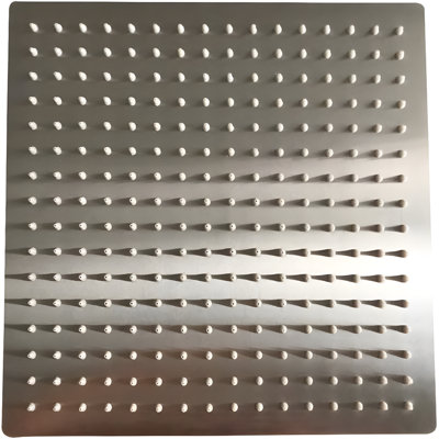 Pomme de douche à pluie ultra mince 12 po en acier inoxydable, couverture complète du corps à haute pression