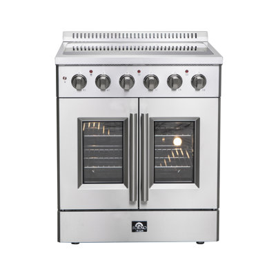 Cuisinière électrique à 4 portes de 30 po en acier inoxydable Galiano, 4 éléments, 4,32 pi³ avec friteuse à air