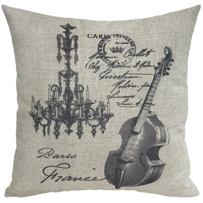 Linen Reversible Throw Pillow