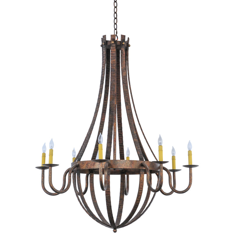 Barrel Stave 8 - Light Chandelier