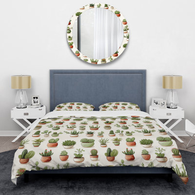 Literie Minimalist Succulents I