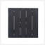 Table d'appoint ELLA SQUARE, noir