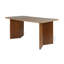 Atwell Walnut Wood Dining Table