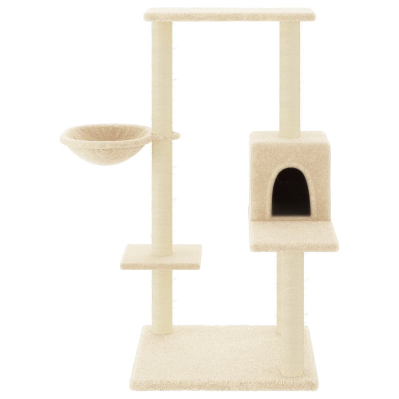 Summersville 95cm H Cat Tree, Cream