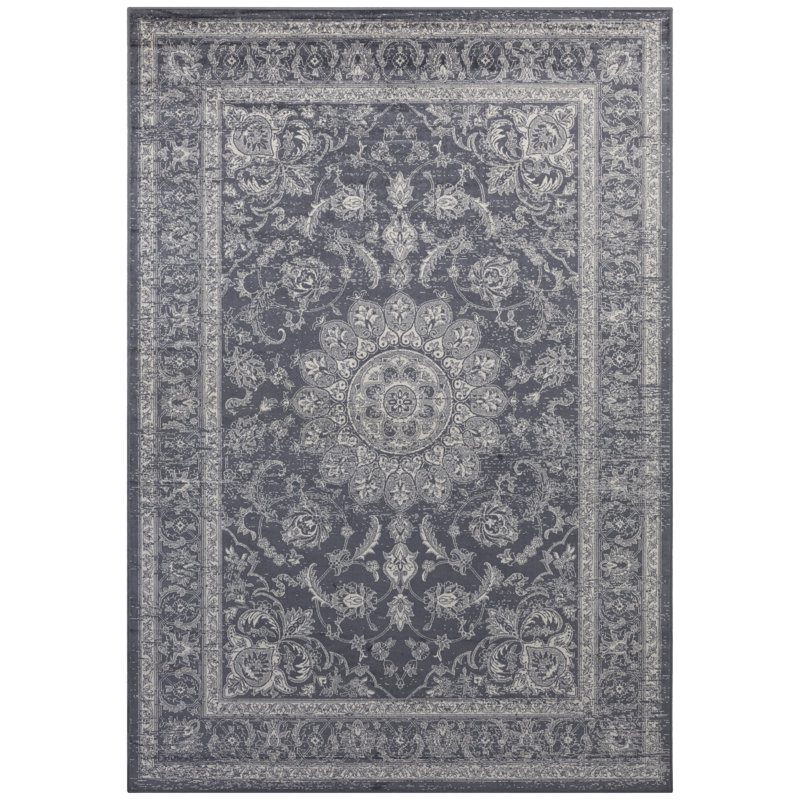 Täbris Tufted Anthracite/Silver Rug