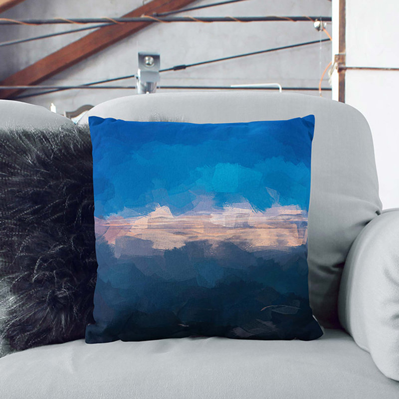 Square Throw Cushion, 55cm H x 55cm W x 20cm D