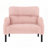 Corduroy Fabric Accent Armchair-1832679461