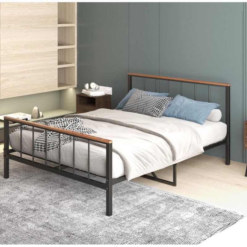 Full Platform Bed Frame (Black)