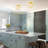 Layered Opal Glass Semi Flush Mount