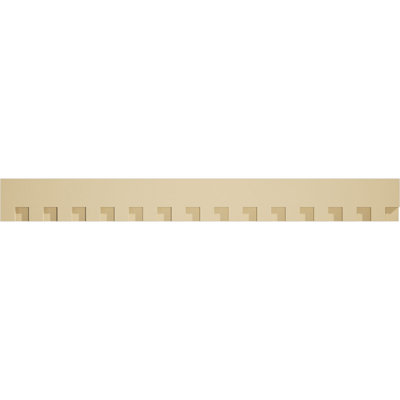 H 5 po x P 1 1/2 po x L 44 1/2 po avec bordure dentelée en uréthane Sanford Signature