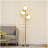 Tree Standing Lamp,3-Light Floor Lamp