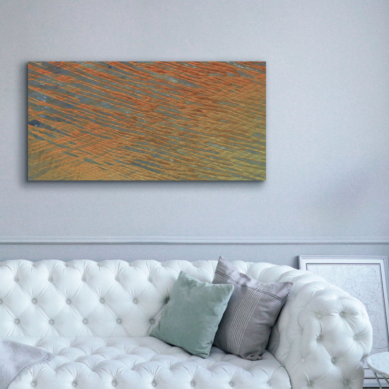  «Desert Patterns 1» par Alicia Ludwig, art mural sur toile, 60 po x 30 po